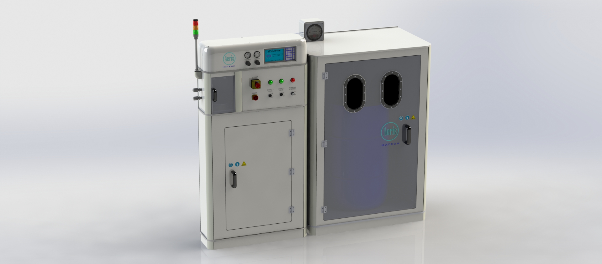 MATECH Aeris Precision modular chemical delivery cabinet